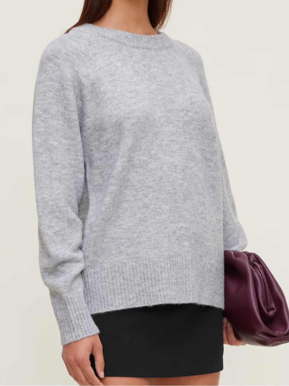 Garage Gray Crew Neck Sweater Size XS